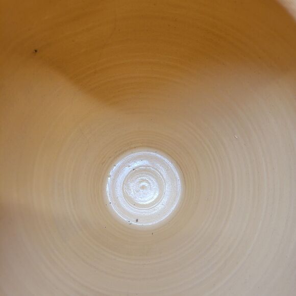 Vintage J. Willfred Green Ceramic Vase With Raised Grape Design Large 19.5" Tall - Picture 9 of 10